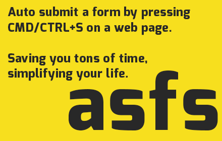 Auto Submit Form via Shortcut Preview image 0