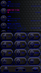 Free THEME DARK SPACE BLUE EXDIALER APK for PC
