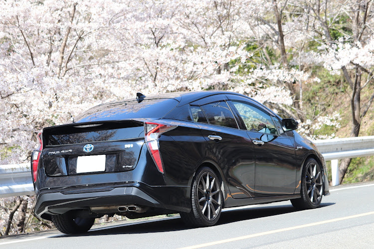 プリウスの一眼レフ・ドライブ・ワインディング仕様・コロナウイルスに負けるな・桜と愛車に関するカスタム事例の投稿画像4枚目