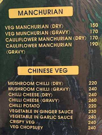 Waza- Cafe & Restaurant menu 