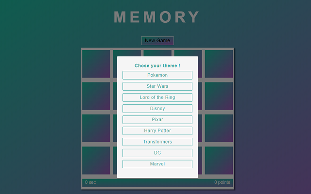 Memory match game Preview image 3