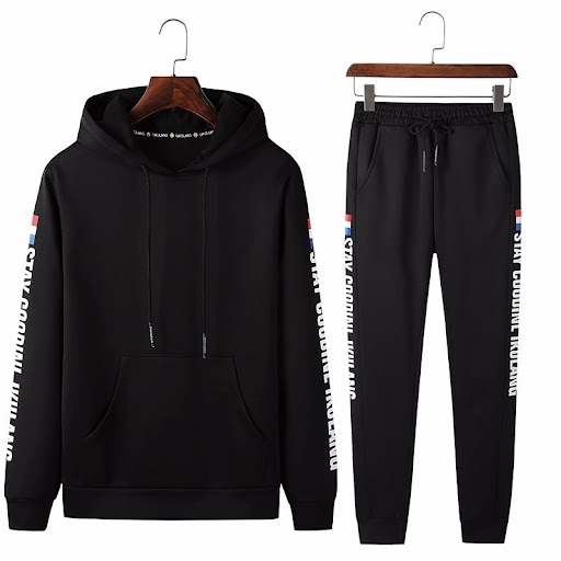Title 7, Mens casual long-sleeved sweater suit