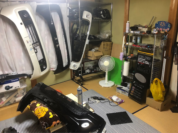 N-ONEの前後網化計画完了・弄り休暇終了・洗車中に自分もシャンプーに関するカスタム事例の投稿画像4枚目