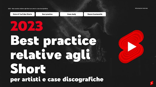 Nuove best practice relative agli Short per artisti e case discografiche