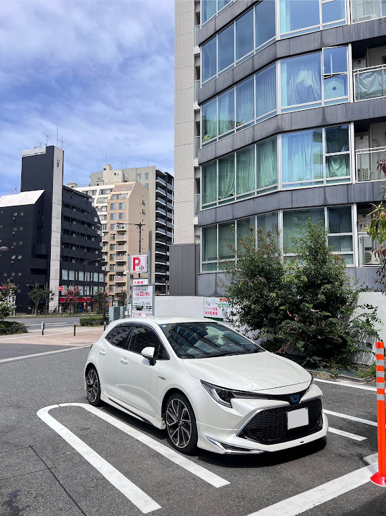 カローラスポーツのカローラスポーツ・カロスポ・駐車場・節分の日に関するカスタム事例の投稿画像1枚目