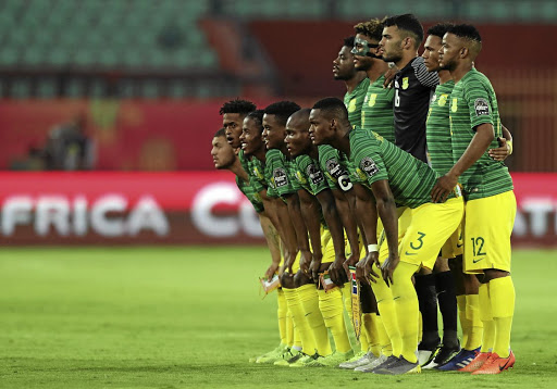 South Africa U23 team pose for a photo before the game against Ivory Coast in Egypt. / Mohamed Abd El Ghany/ REUTERS