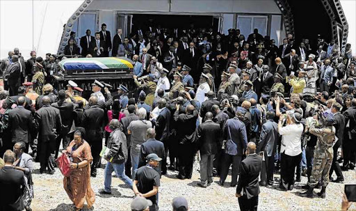 WORLD FOCUS: National television coverage of Nelson Mandela’s funeral in 2013 was not budgeted by the SABC Picture: GALLO IMAGES