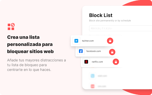 Concéntrate con BlockSite