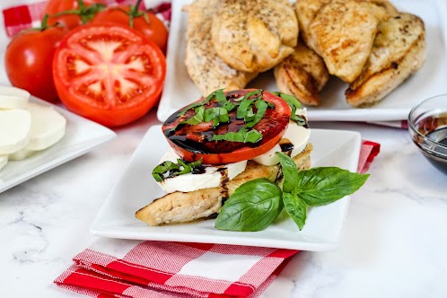 Caprese Chicken Stacker With Reduced Balsamic