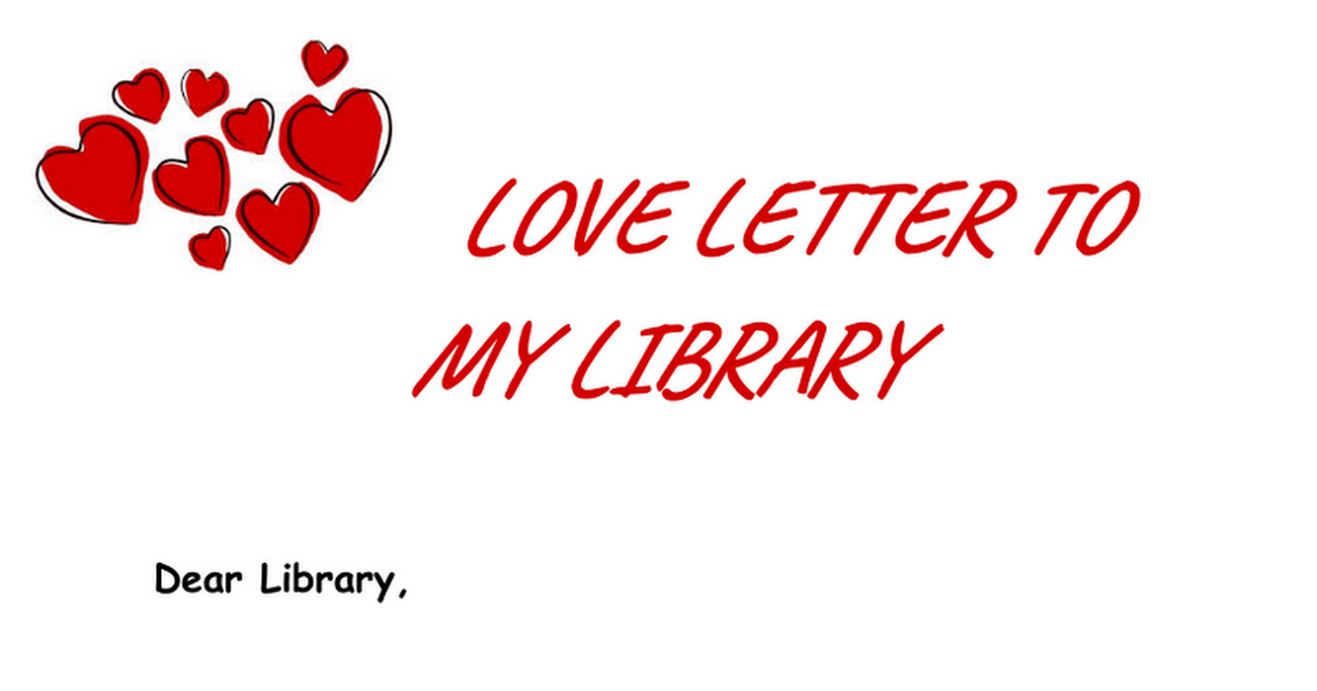 Love letter to my Library