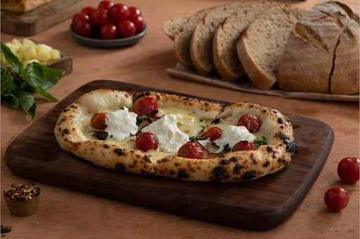 Sourdough Cherry Tomato X Caramelized Onion X Burrata Pizza(3 Slice)