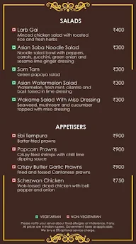 Oriental Spice - Pride Plaza Hotel menu 7