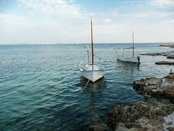 Fishing boats Fishing boats in the Mediterranean sea sea fishing in a boat stock pictures, royalty-free photos & images