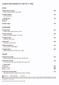 Kava Kitchen & Bar - Fairfield By Marriott menu 1