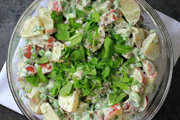 Spring Potato Salad with Sour Cream and Dill