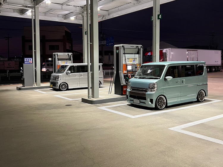 エブリイワゴンのオウジファクトリー・秋のtouring・琵琶湖・メタセコイア並木・ありがとうございました！に関するカスタム事例の投稿画像3枚目