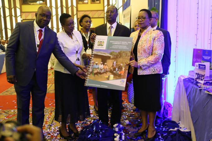 Health CS Sicily Kariuki during the opening of the Kenya Health Forum last week