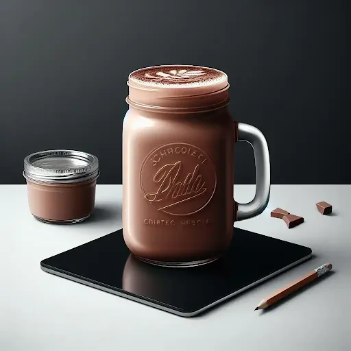 Mocha Hot Chocolate [450 Ml, 1 Mason Jar]