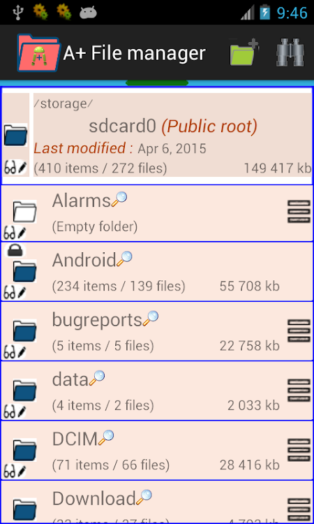 A+ File manager - 1.1 - (Android)