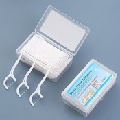 Hộp 50 Chiếc Tăm Chỉ Nha Khoa Floss Picks Tiệt Trùng Sợi Chỉ Mảnh Giadung_10K (@8)