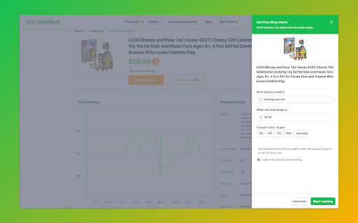 Costbot Price Tracker