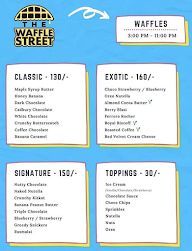 The Waffle Street menu 2