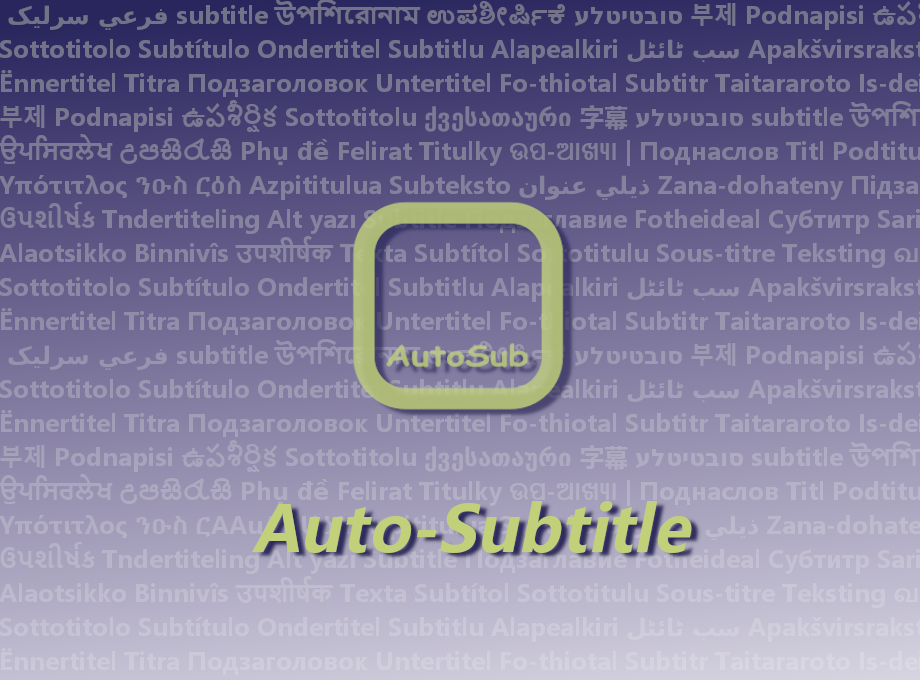 Auto-Subtitle Preview image 1