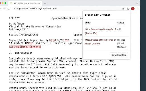 Broken Link Checker