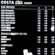 Costa Coffee menu 3