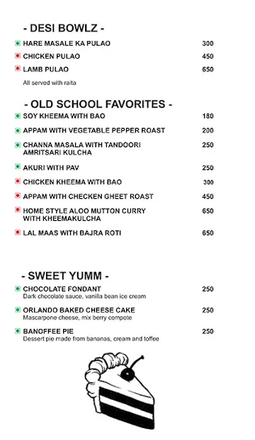 Cafe Coco - Courtyard By Marriott menu 