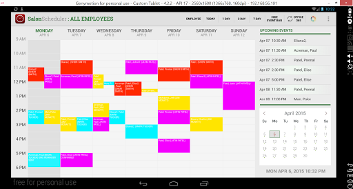 Clover Salon Scheduler