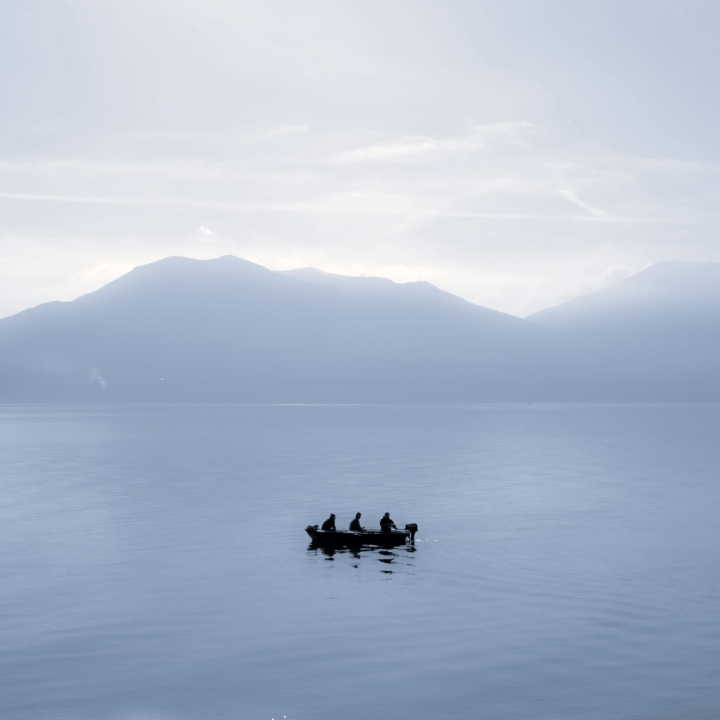 Tre e una barca di Ticino-Joana