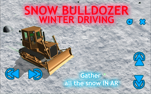 Snow Bulldozer Winter Driving