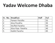 Welcome Yadav Dhaba menu 3
