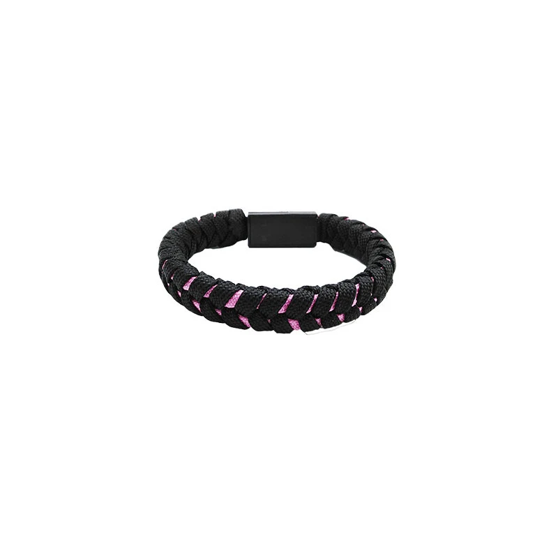Creatieve Mode Geweven Datakabel Armband Opladen & Synchroniseren Stijlvolle Smartphone Accessoire Draagbaar en Handig Design Overal Te Gebruiken