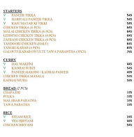 The Great Kabab Factory menu 1