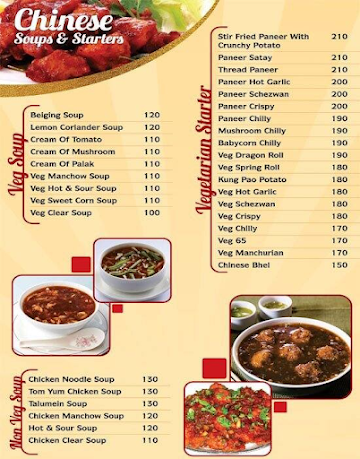 Mahableshwar menu 