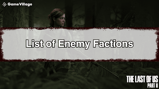 Explanation of Hostile Factions in The Last of Us Part II