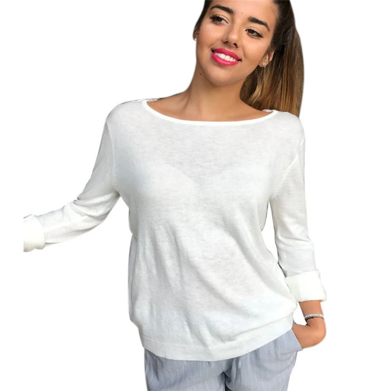Sexy kanten stiksel open rug mesh T-shirt dames