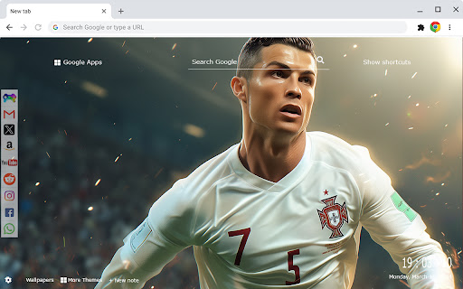 Cristiano Ronaldo CR7 Wallpapers New Tab