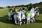 Richards Bay during the Nedbank Cup, Last 32 between Free State Stars and Richards Bay at Goble Park on January 26, 2019 in Bethlehem, South Africa. 