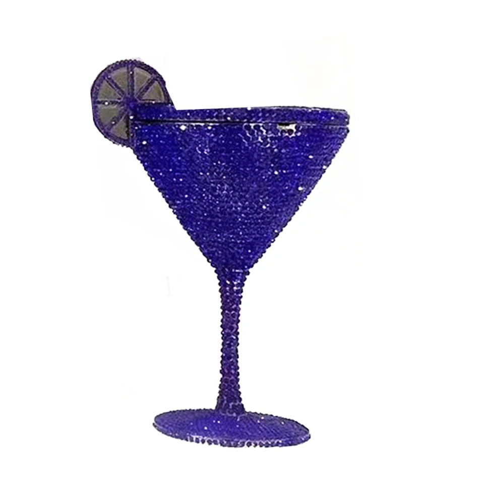 Holle strass cocktail clutch, stijlvolle accessoire voor diners en avonden uit, voegt glamour toe aan elke outfit.