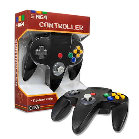 N64 Handkontroll (Black) New