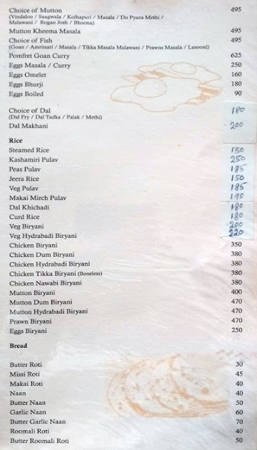 Mucchad menu 