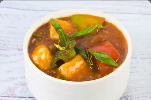 Paneer Hot Garlic Gravy [10 Pieces]