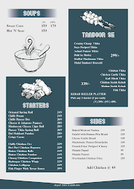 Library Cafe menu 1