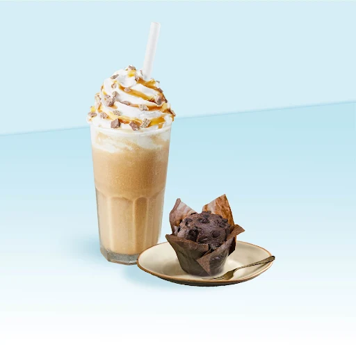 Iconic Cold Coffee + Chocolate Muffin