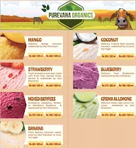 Purevana Organics menu 2