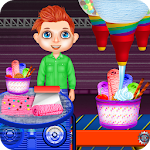 Cover Image of Download Ice Cream Rolls Factory: Popsicle Candy Bar Games 1.0.2 APK