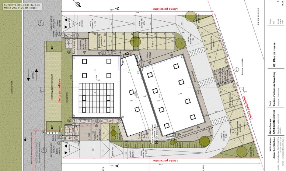 Vente locaux professionnels 1 pièce 48 m² à Séné (56860), 146 870 €